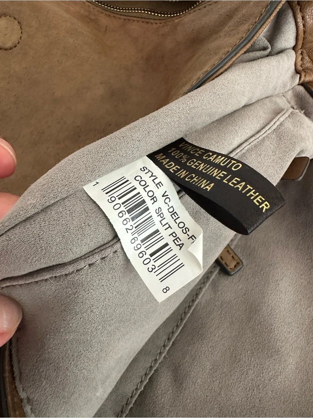 Vince Camuto Zelos flap messenger bag